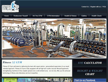 Tablet Screenshot of fitness52gym.com